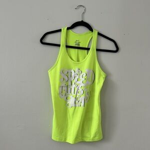 NIKE | Dri-Fit Neon Yellow Tank Top